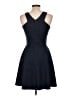 Aqua Solid Blue Cocktail Dress Size L - photo 2
