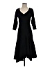 Halston Heritage Black Cocktail Dress Size 4 - photo 1