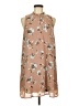 I. Joah 100% Polyester Tan Casual Dress Size M - photo 1