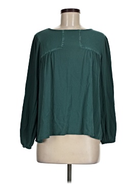 Buckle Black Long Sleeve Blouse
