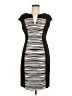 Connected Apparel Graphic Black Casual Dress Size 8 - photo 1