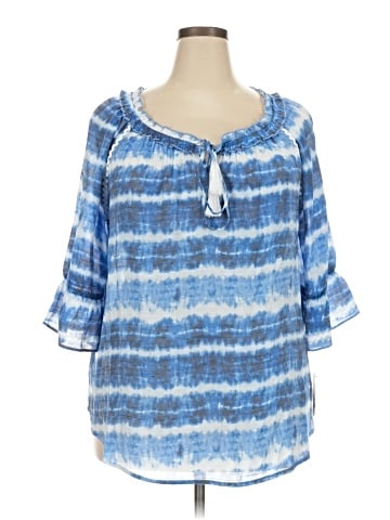 I.N. Studio 3/4 Sleeve Blouse (view 1)
