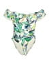 La Blanca Tropical Ivory One Piece Swimsuit Size 8 - photo 1