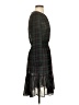 J.Crew 100% Polyester Plaid Green Casual Dress Size S - photo 4