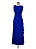 Alexa B Blue Cocktail Dress Size 6 - photo 1