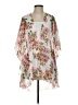 Emory Park 100% Polyester Pink Ivory Kimono Size S - photo 1