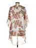 Emory Park 100% Polyester Pink Ivory Kimono Size S - photo 2