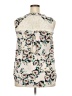 Crescent 100% Polyester Floral Ivory Sleeveless Blouse Size XXL - photo 2
