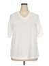 Unbranded 100% Polyester Ivory 3/4 Sleeve T-Shirt Size 2X - photo 1