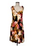 Spense Tropical Brown Casual Dress Size M - photo 1