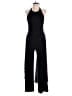 Fal 100% Polyester Solid Black Jumpsuit Size 10 - photo 1