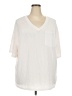 Unbranded Ivory 3/4 Sleeve T-Shirt Size 2X - photo 1