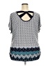 Lavish Blue Short Sleeve Top Size 2X - photo 2