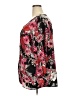 Roz & Ali 100% Polyester Black Pink 3/4 Sleeve Blouse Size 2X - photo 5
