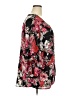 Roz & Ali 100% Polyester Black Pink 3/4 Sleeve Blouse Size 2X - photo 4