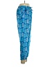 Indies Floral Tropical Blue Casual Pants Size L - photo 4
