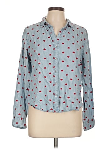 Velvet Heart Long Sleeve Button-Down Shirt (view 1)