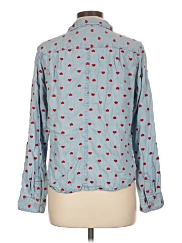 Velvet Heart Long Sleeve Button-Down Shirt (view 2)