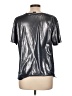 Trouve Metallic Silver Short Sleeve T-Shirt Size L - photo 2
