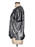 Trouve Metallic Silver Short Sleeve T-Shirt Size L - photo 5