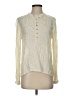 Bella Dahl 100% Viscose Animal Print Ivory Long Sleeve Blouse Size XS - photo 1