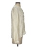 Bella Dahl 100% Viscose Animal Print Ivory Long Sleeve Blouse Size XS - photo 4