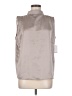 Calvin Klein 100% Polyester Silver Sleeveless Blouse Size M - photo 1