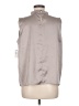 Calvin Klein 100% Polyester Silver Sleeveless Blouse Size M - photo 2