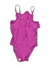 Old Navy Solid Purple One Piece Swimsuit Size 4T - photo 1