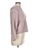 Unbranded Chevron-herringbone Pink Pullover Sweater Size L (estimated) - photo 4