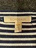 Bordeaux Stripes Black Long Sleeve Top Size XS - photo 7