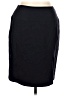 Halston Solid Black Casual Skirt Size 12 - photo 1