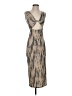 Endless Blu Metallic Gray Tan Cocktail Dress Size XXS (estimated) - photo 1
