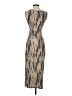 Endless Blu Metallic Gray Tan Cocktail Dress Size XXS (estimated) - photo 2