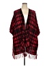 Faded Glory 100% Acrylic Red Poncho Size 3X - photo 1