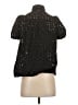 Theory Black Short Sleeve Blouse Size 2 - photo 2
