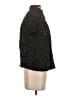 Theory Black Short Sleeve Blouse Size 2 - photo 4