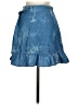 Lulus Tie-dye Blue Denim Skirt Size S - photo 2