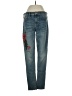 Express Jeans Hearts Blue Jeans Size 4R - photo 1
