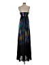 retrofête Metallic Black Purple Cocktail Dress Size P (estimated, petite) - photo 2