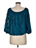 Studio M Teal 3/4 Sleeve Blouse Size M - photo 2
