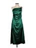 Unbranded 100% Polyester Green Cocktail Dress Size S - photo 1