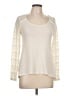 Lucky Brand Ivory Long Sleeve Top Size L - photo 1
