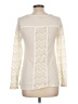 Lucky Brand Ivory Long Sleeve Top Size L - photo 2