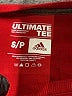 Adidas 100% Polyester Red Short Sleeve T-Shirt Size S - photo 7