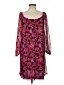 Harper Print Pink Purple Cocktail Dress Size L - photo 2