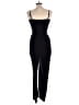 Steve Madden Solid Black Jumpsuit Size L - photo 2