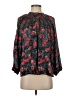 Tucker 100% Silk Black 3/4 Sleeve Silk Top Size S - photo 1