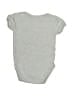 Pact 100% Cotton Gray Short Sleeve Onesie Size 0-3 mo - photo 2