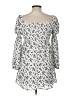 Francesca's 100% Polyester White Casual Dress Size 12 - photo 2